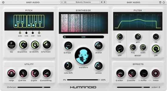 全新变声和音插件Baby Audio Humanoid v1.0 WIN-未来音频站WLYPZ.COM