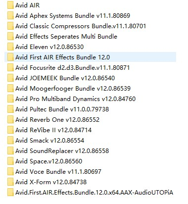 Pro Tools 12原厂专用插件包合集【Windows版】Pro Tools专用插件AAX格式-未来音频站WLYPZ.COM