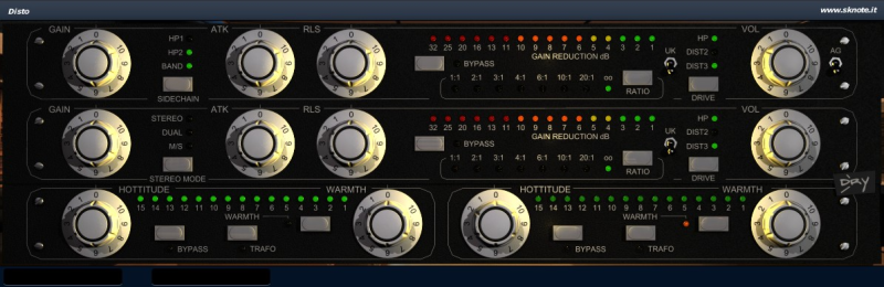 Sknote – Disto磁带饱和压缩效果器插件【Windows/MacOS版】体积约188M-未来音频站WLYPZ.COM