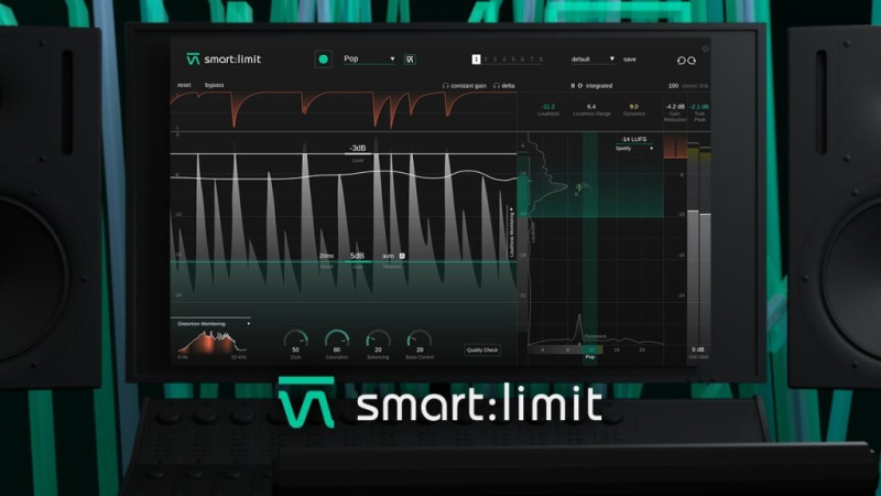 智能限制器插件!Sonible Smartlimit v1.1.2 WIN版-未来音频站WLYPZ.COM