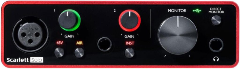 福克斯特Foucusrite Scarlett solo(第一代到第四代) 声卡驱动下载-未来音频站WLYPZ.COM