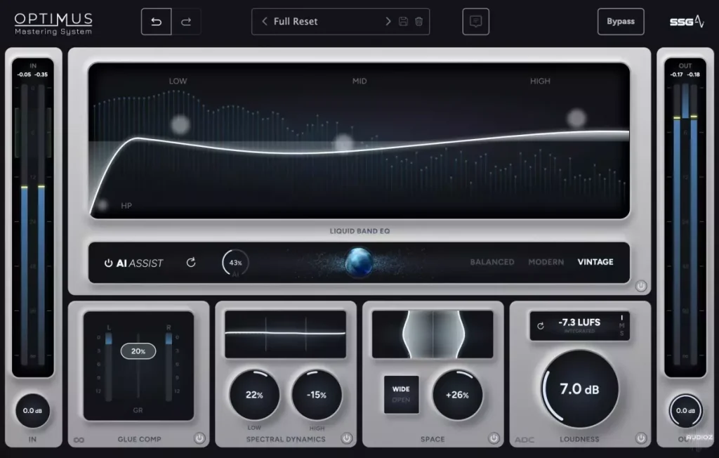 母带终结者SSG Audio Optimus v1.0.19-MOCHA 【Win】-未来音频站WLYPZ.COM